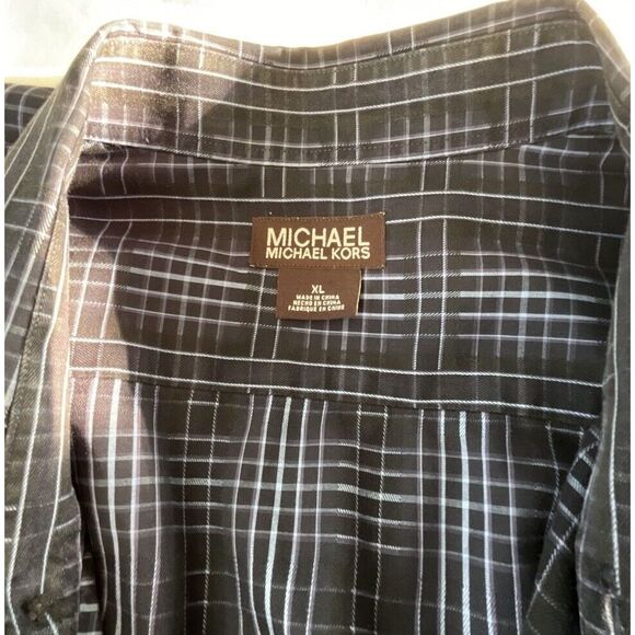 Michael Kors Button Down Long Sleeve Men's‎ Shirt - Size XL - Picture 2 of 7